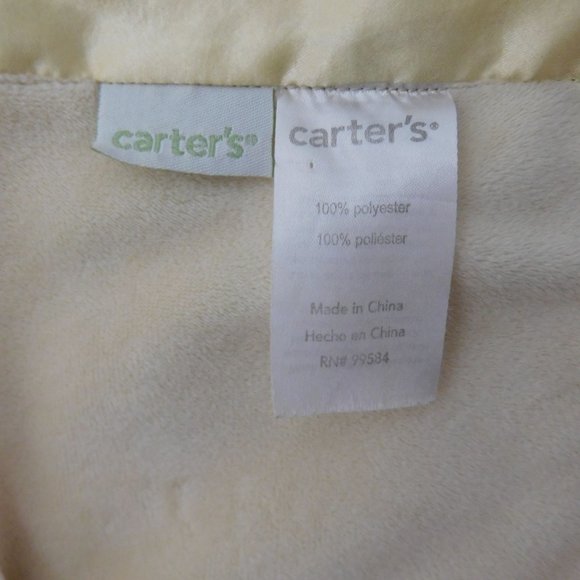 Carter's Lovey Duck Ring  Rattle Yellow Plush Security Blanket - Picture 10 of 10